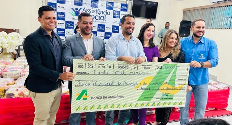Banco da Amazônia fortalece compromisso social e doa para fundos municipais dos direitos crianças e adolescentes no estado de Rondônia