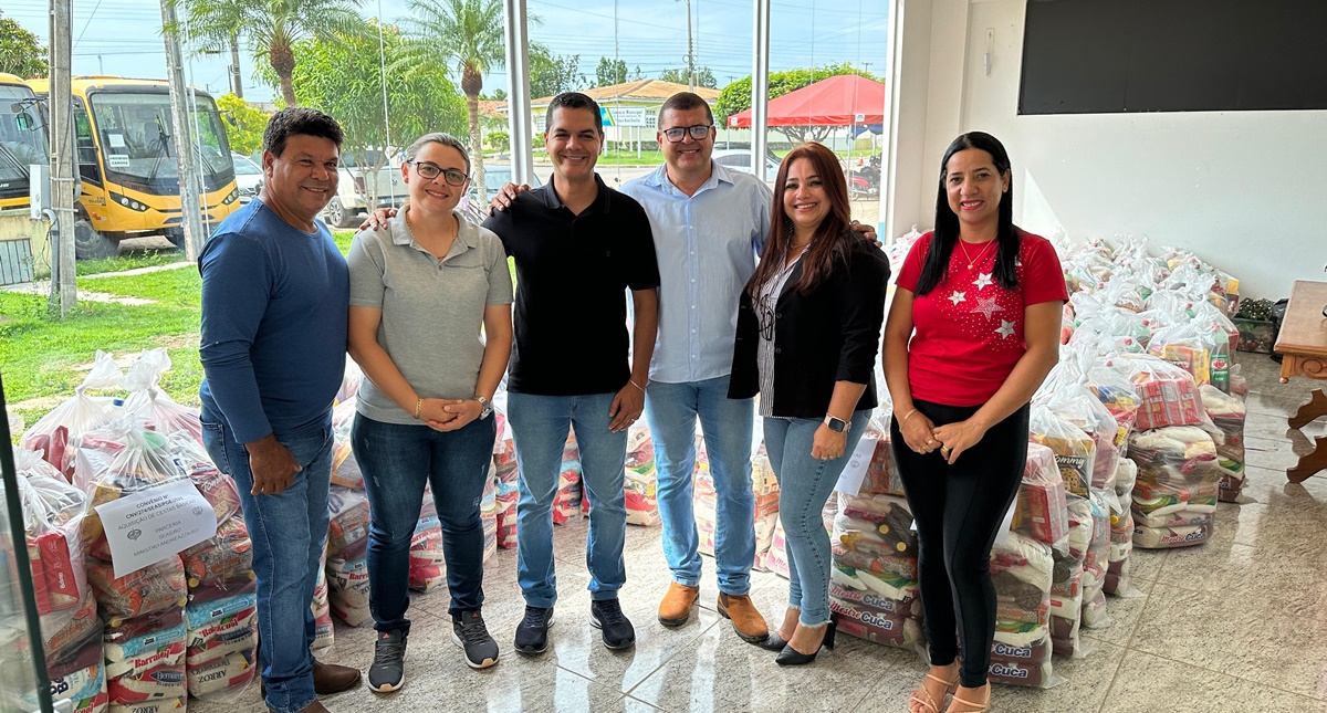 Deputado Cássio Gois viabiliza a aquisição de 300 cestas básicas para o município de Ministro Andreazza, levando esperança neste Natal