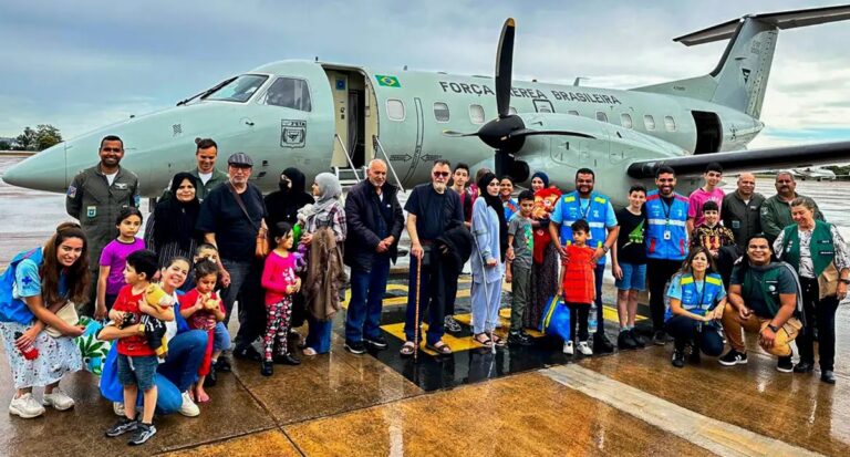 Grupo de repatriados da Faixa de Gaza chega a Campinas