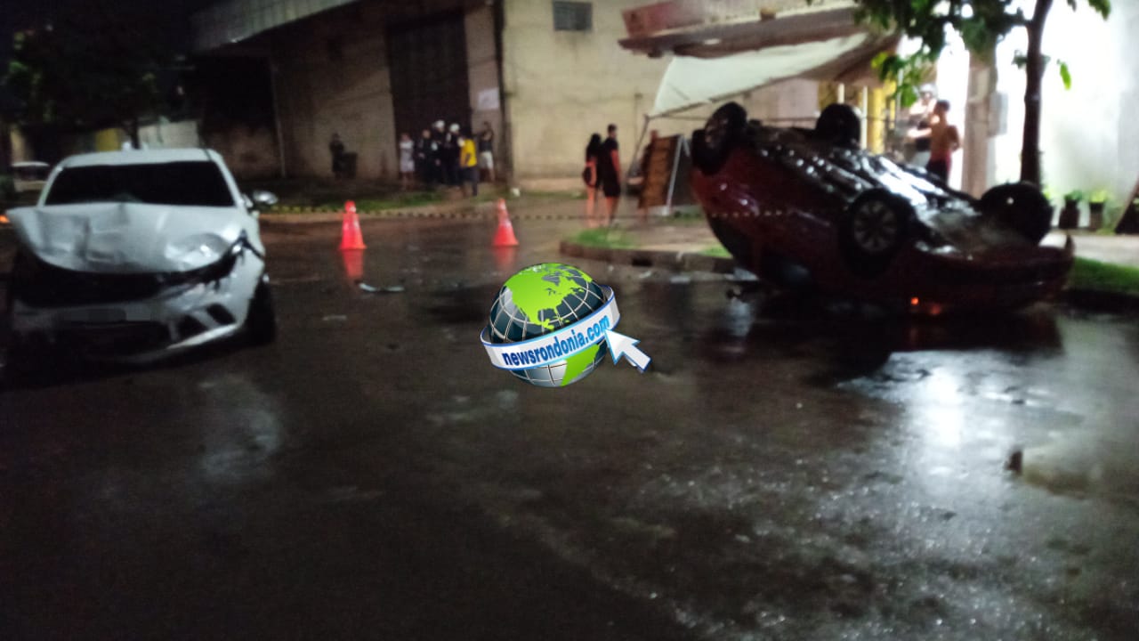 Acidente com capotamento deixa mulher e três crianças feridas na zona leste - News Rondônia