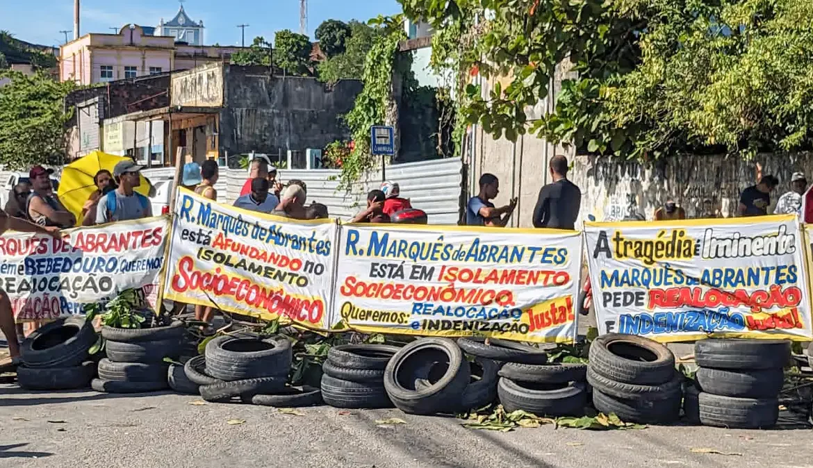 Deslocamento de mina em Maceió cai para 0,25 cm por hora