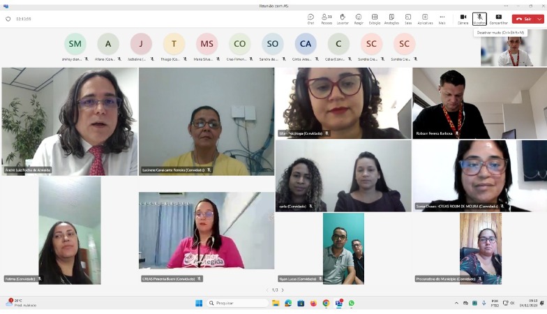 Núcleo de Atendimento Especial do MP reforça canal de comunicação com Rede de Assistência Social voltada ao atendimento de vítimas
