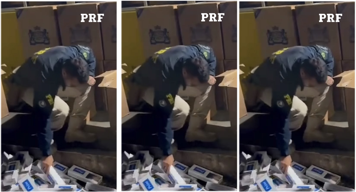 PRF apreende 10 mil maços de cigarro contrabandeado em Rondônia