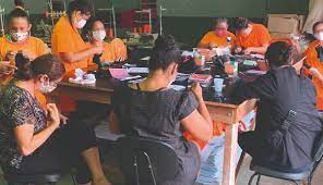 Com articulação do MP, detentas de Ji-Paraná participam de curso de confecção de absorventes e empreendedorismo