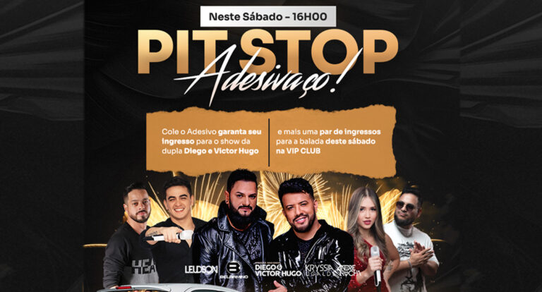 Adesivaço: Garanta seu ingresso para o show da dupla Diego e Victor Hugo
