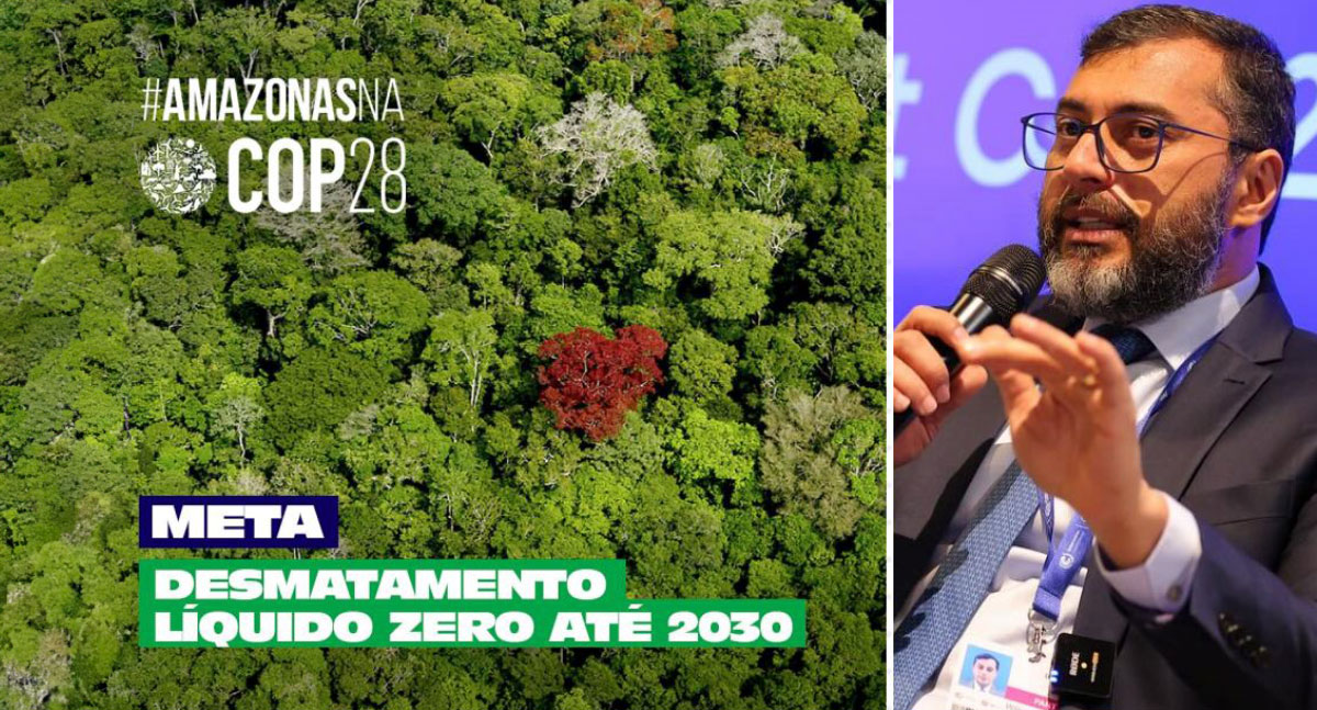 Na COP28, Wilson Lima muda discurso afirmando que o amazonas vai reduzir em zero o desmatamento - News Rondônia