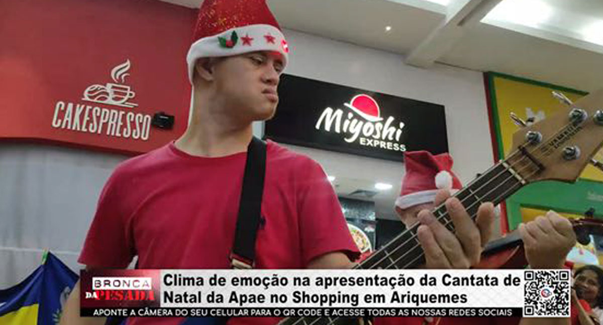 Emoção e Solidariedade: cantata de natal da APAE encanta em Shopping de Ariquemes - News Rondônia