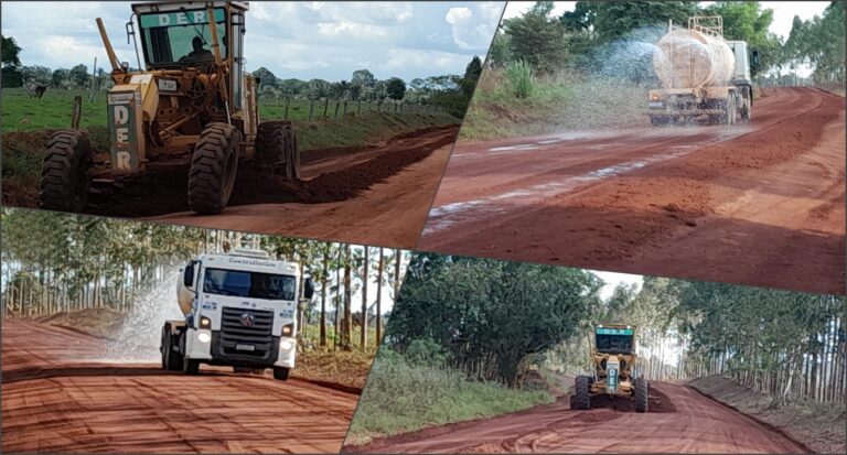 Patrolamento na RO 377 em Porto Murtinho atende à indicação da Deputada Lebrinha