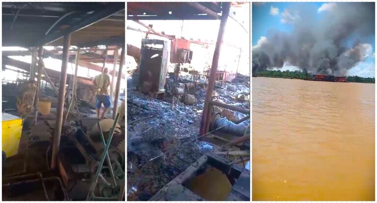 Operação contra garimpo ilegal destrói dragas no rio Madeira - News Rondônia