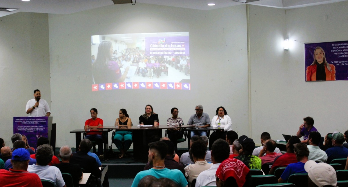 Transparência: Cláudia de Jesus apresenta balanço do primeiro ano de mandato