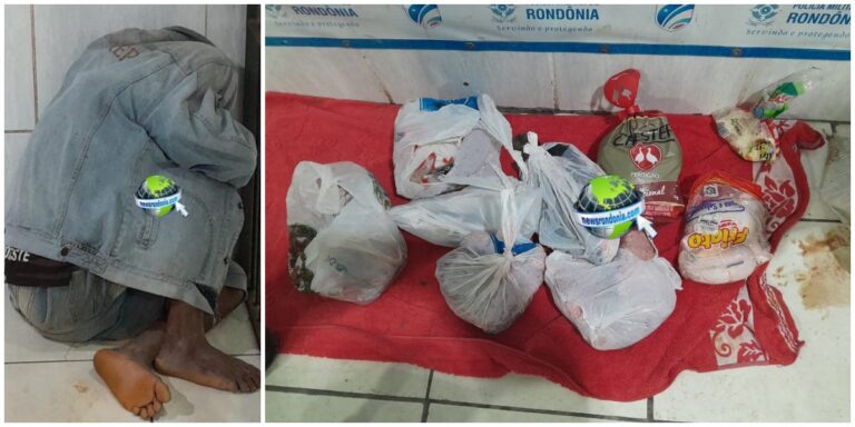 Flagrante Inusitado: homem preso dormindo após furtar ceia de Natal em Porto Velho - News Rondônia