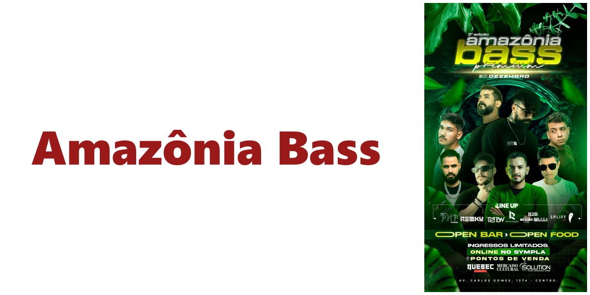 Pagode de Boa, 3° edição do Amazônia Bass e Réveillon neste fim de semana no O Monarka - News Rondônia