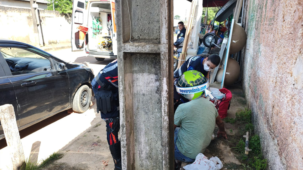 ATUALIZADA: Idoso é ferido a golpe de facão durante briga com desafeto na zona sul - News Rondônia