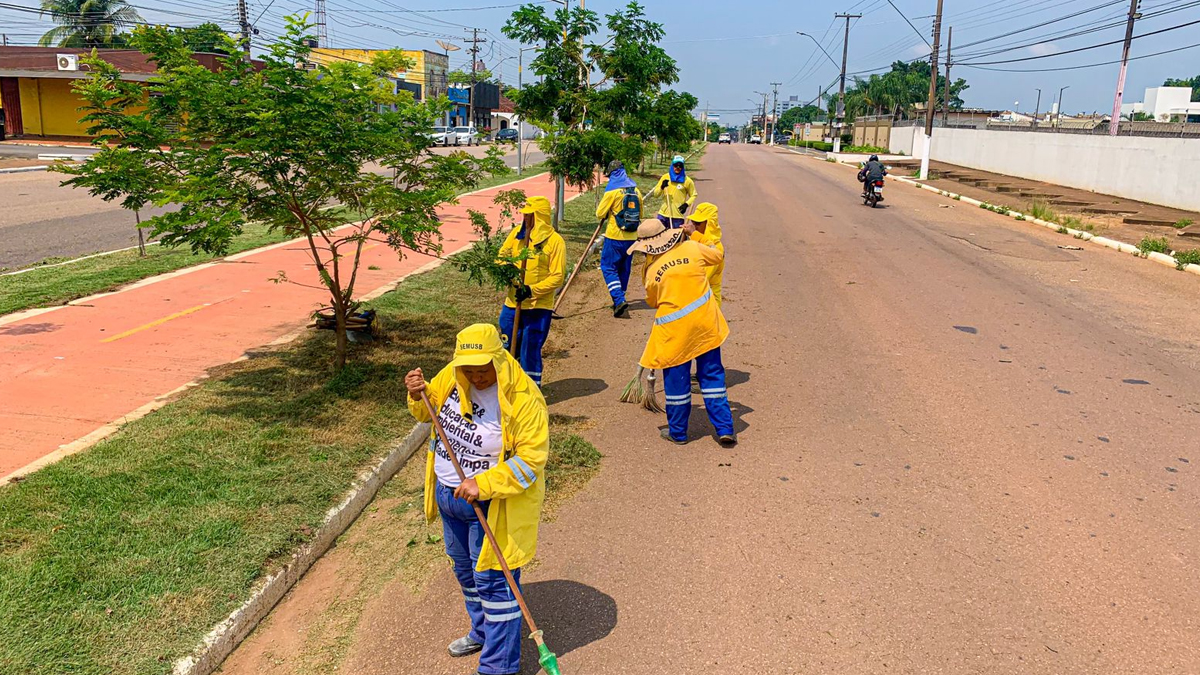 Semusb melhorou estrutura e ampliou trabalho de limpeza e conservação da cidade - News Rondônia