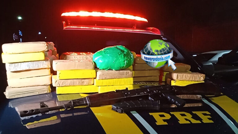 Homem é preso com mais de 40 kg de cocaína e fuzil AK47 em Porto Velho - News Rondônia