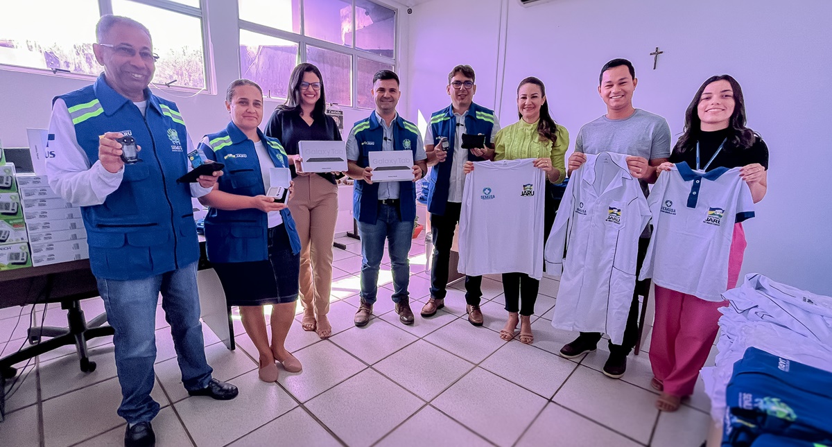 Prefeitura de Jaru realiza entrega materiais e equipamentos de trabalho para Agentes Comunitários de Saúde