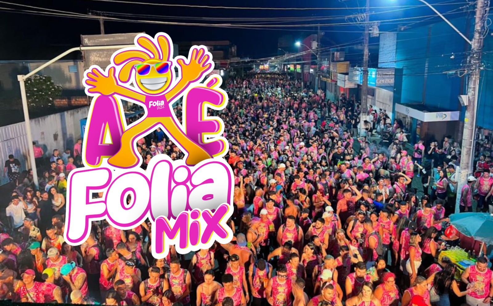 Bloco Axé Folia Mix irá desfilar dia 17 de Fevereiro