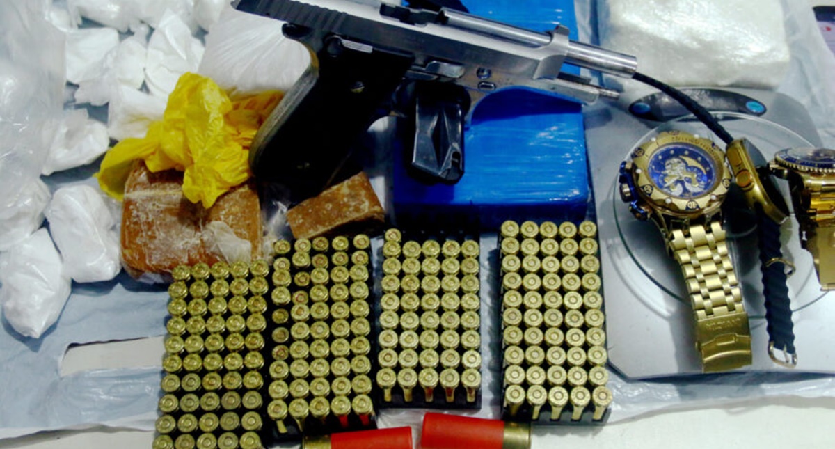 Com ação integrada das forças de segurança, armas e munições são apreendidas em Porto Velho