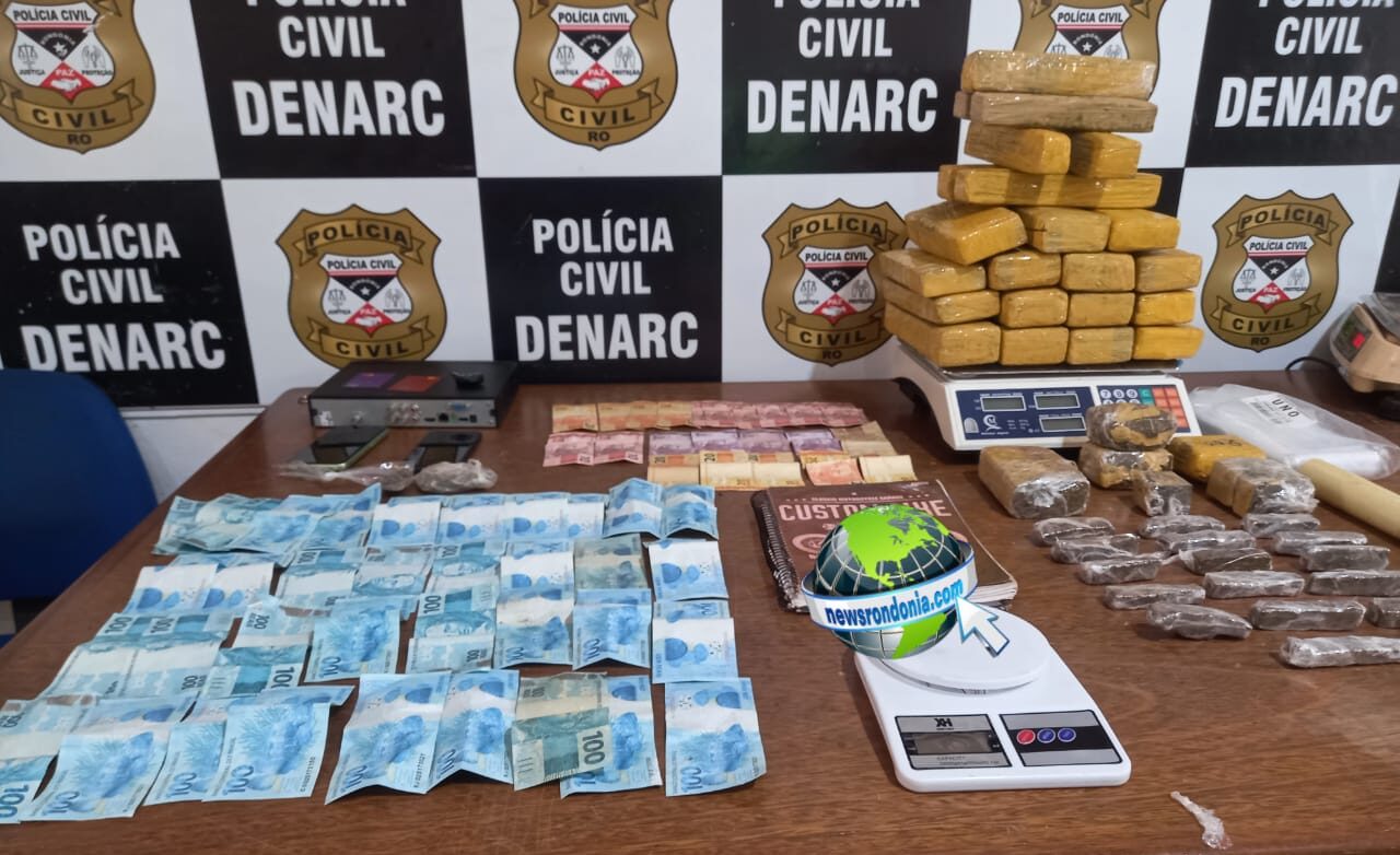 Denarc prende mulheres com 15kg de maconha e dinheiro falso em residências na zona leste