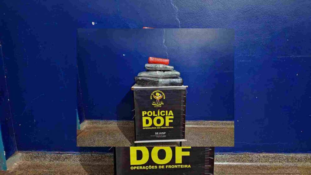 Rapaz que trazia maconha do Paraguai para revender em Vilhena é preso em cidade de MS