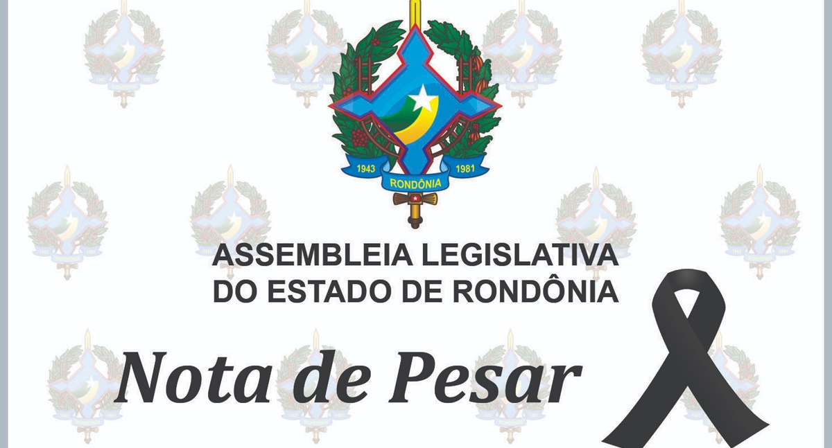 Nota de pesar pelo falecimento do vereador Ronei Rodrigues Antunes