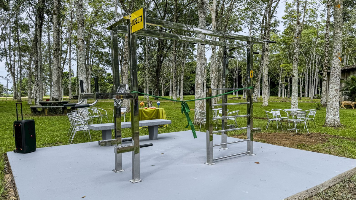 Estação de treinamento é entregue à população no Parque Circuito - News Rondônia