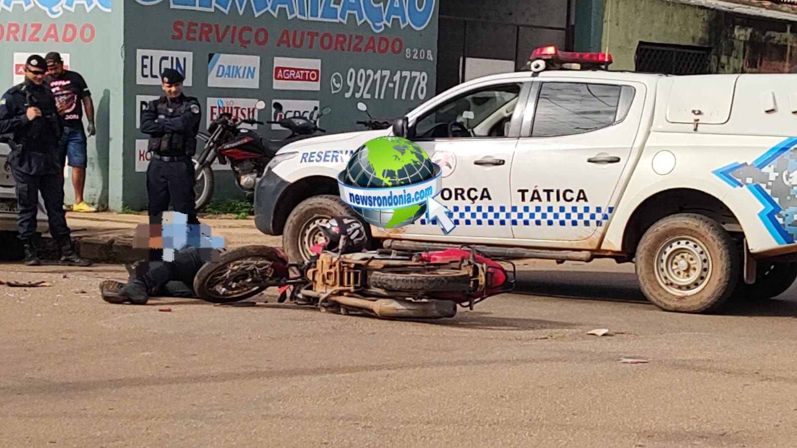 URGENTE: Carro de aplicativo avança preferencial e causa acidente com motociclista na zona leste