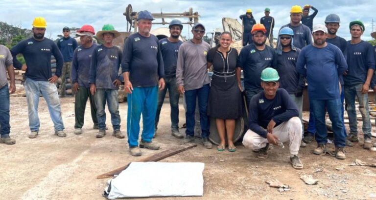Dra Taíssa comemora avanços na construção da ponte de concreto do Rio Araras