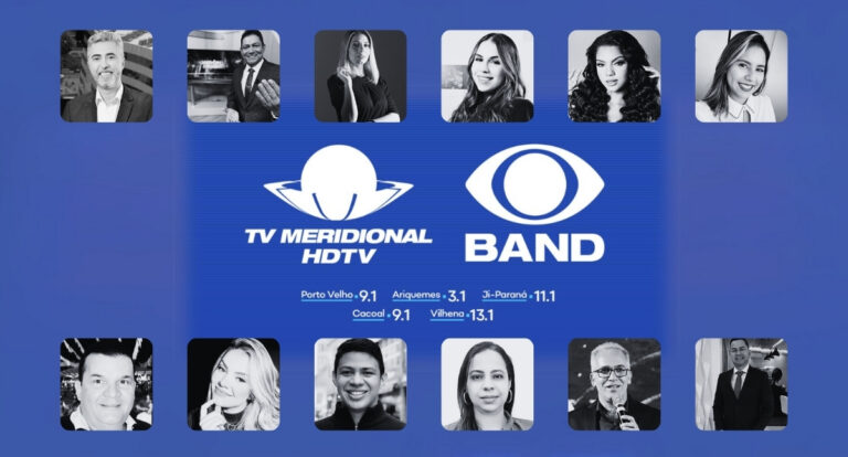 Tv Meridional Band investe em talentos e novidades na programação - News Rondônia