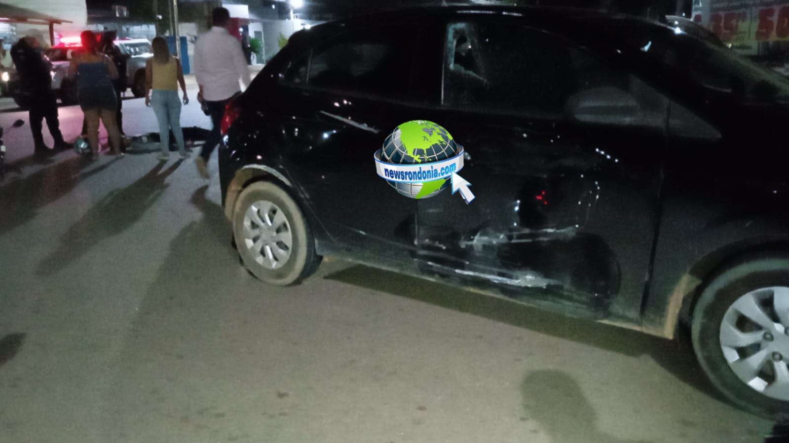 Colisão entre veículos deixa motoboy lesionado no centro de Porto Velho - News Rondônia