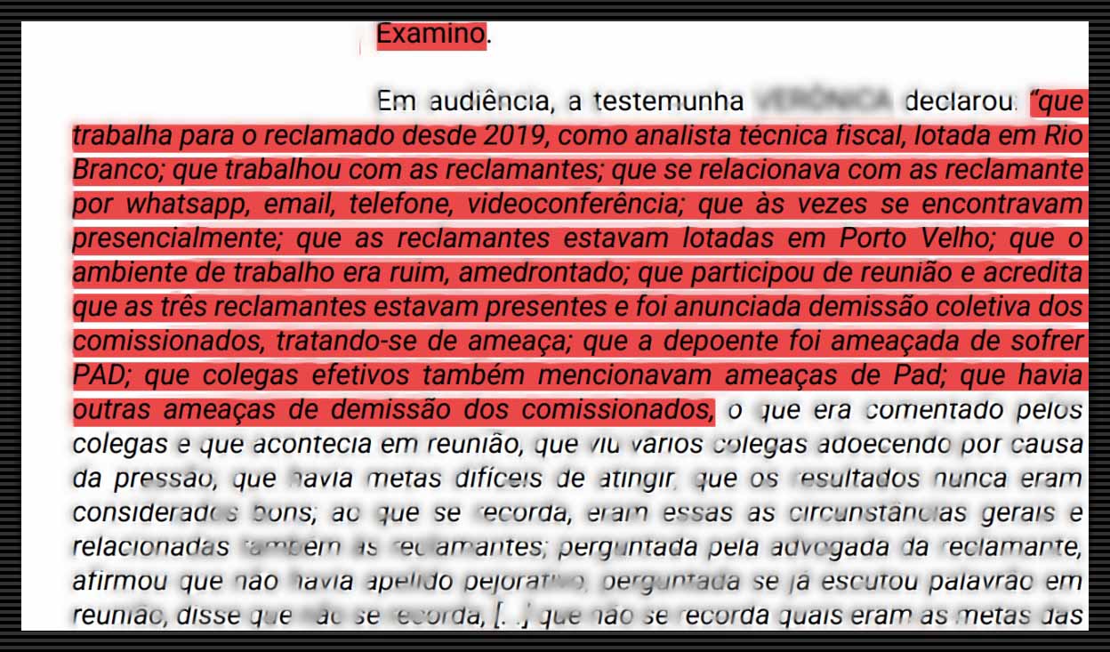 TRT-RO acata denúncia de ex-servidoras e condena o conselho de psicologia por crimes de assédio - News Rondônia