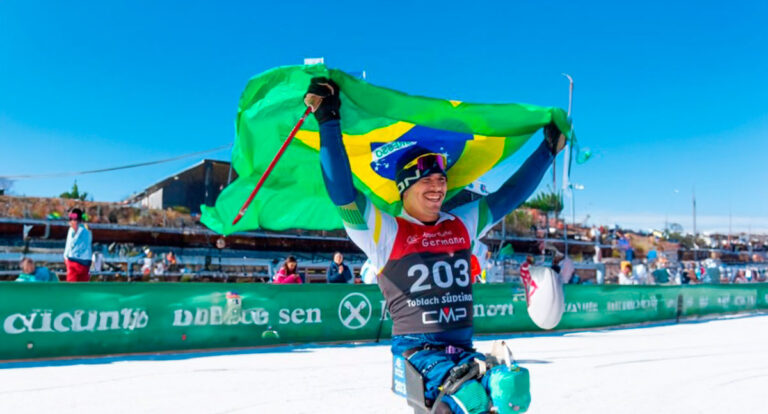 De Cerejeiras para o Mundo:Cristian Rivera é ouro Copa do Mundo de Esqui Cross Country, na Itália