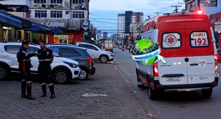 Briga entre moradores de rua termina em facada e agressões no centro de Porto Velho