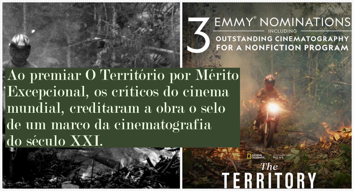 Ao premiar O Território por Mérito Excepcional, os críticos do cinema mundial, creditaram a obra o selo de um marco da cinematografia do século XXI.