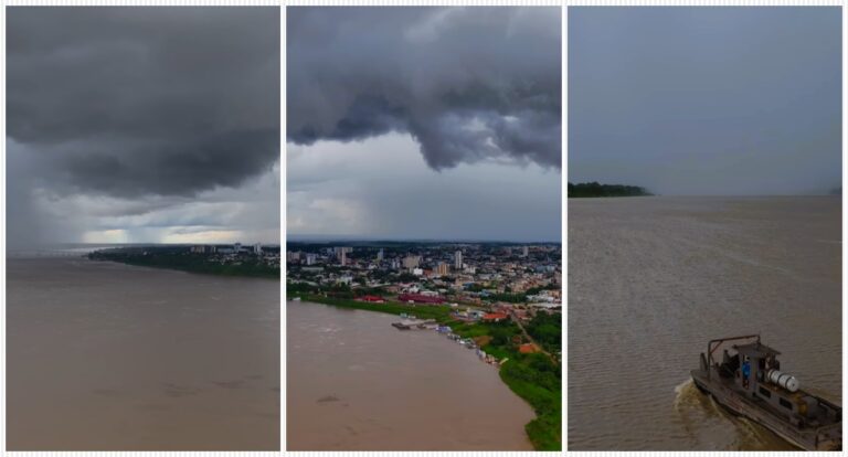Tempestade no Madeira anuncia o retorno das chuvas - News Rondônia