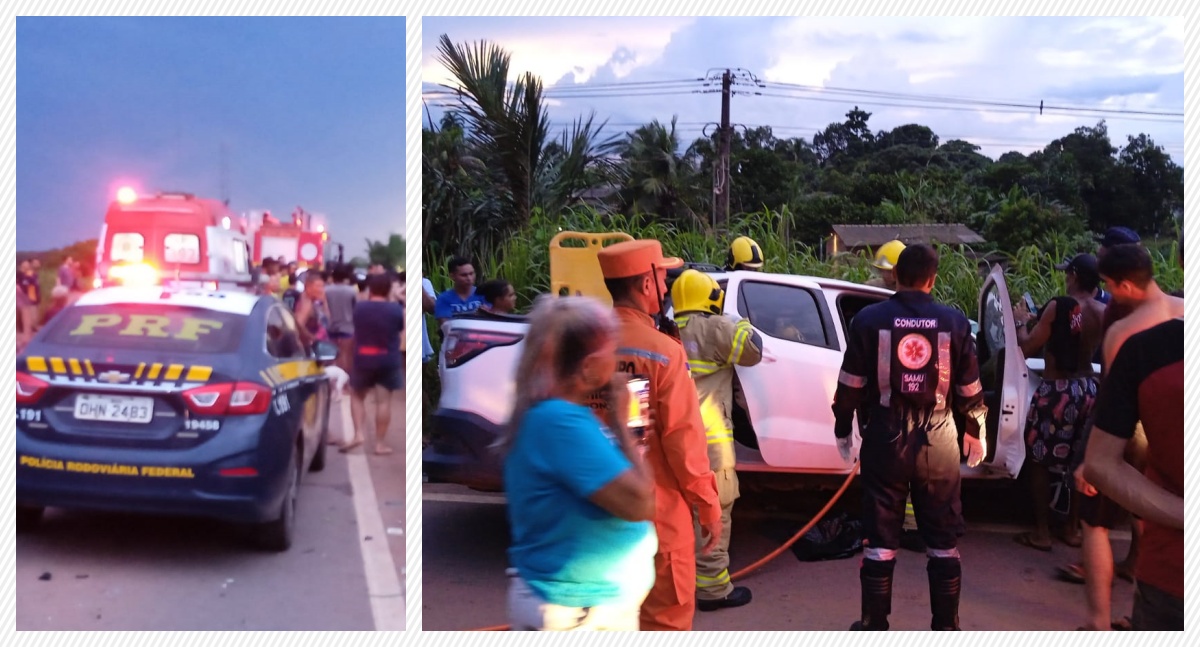 Colisão entre carreta e Strada deixa motorista presa às ferragens na Vila Princesa - News Rondônia