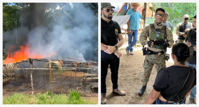 Tapy'inha: Operação da Funai, PF e força nacional expulsa invasores da terra indígena Uru-Eu-Wau-Wau - News Rondônia