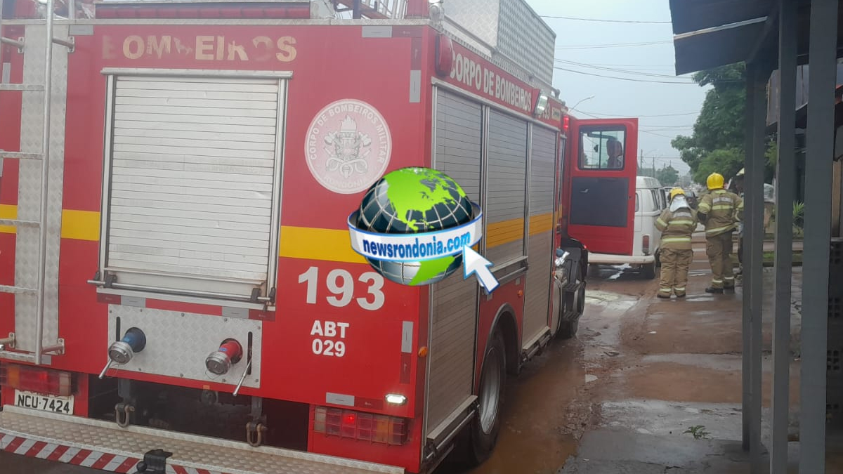 URGENTE: Kombi é atingida por incêndio na zona leste - News Rondônia