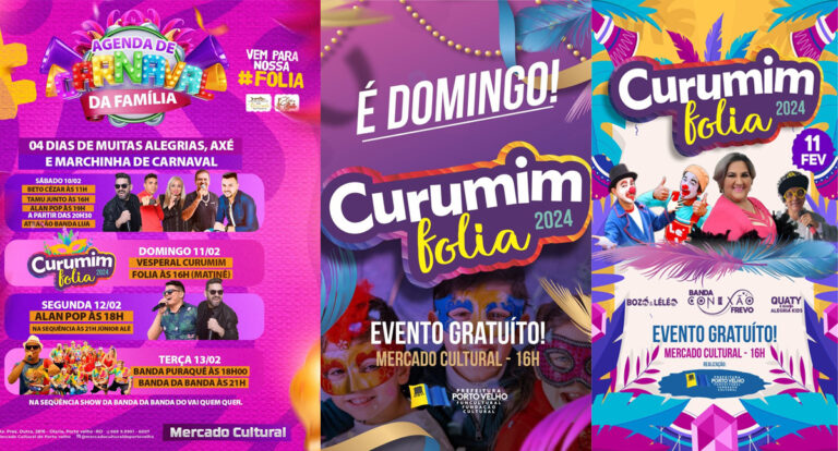 Carnaval da Família' no Mercado Cultural de PVH