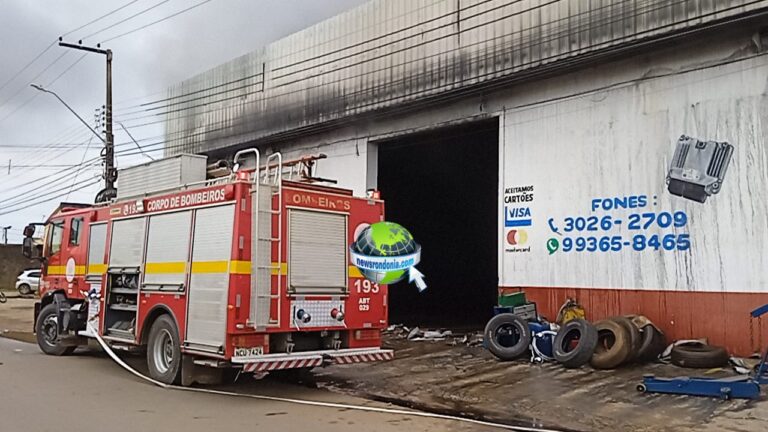 URGENTE: Empresa é atingida por incêndio na zona sul