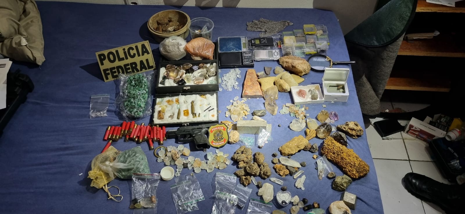 VERTEX: PF realiza operação para combater comércio ilegal de minerais em Rondônia