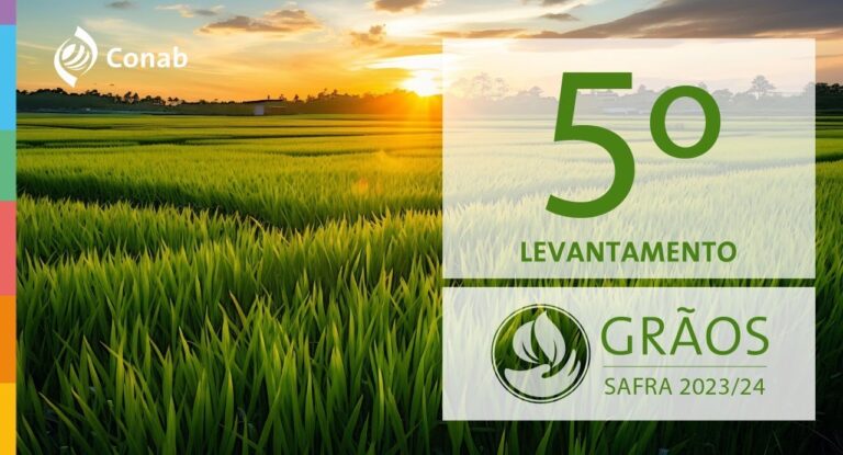 5º Levantamento da Safra de Grãos 2023/2024