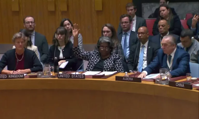 EUA vetam proposta de resolução da Argélia para cessar-fogo em Gaza