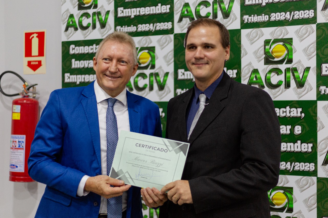 14.02.2024 - FACER parabeniza nova diretoria da ACIV em Vilhena 1