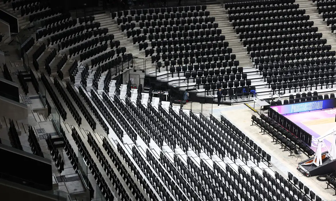 Duas arenas dos Jogos de Paris terão assentos de plástico reciclado