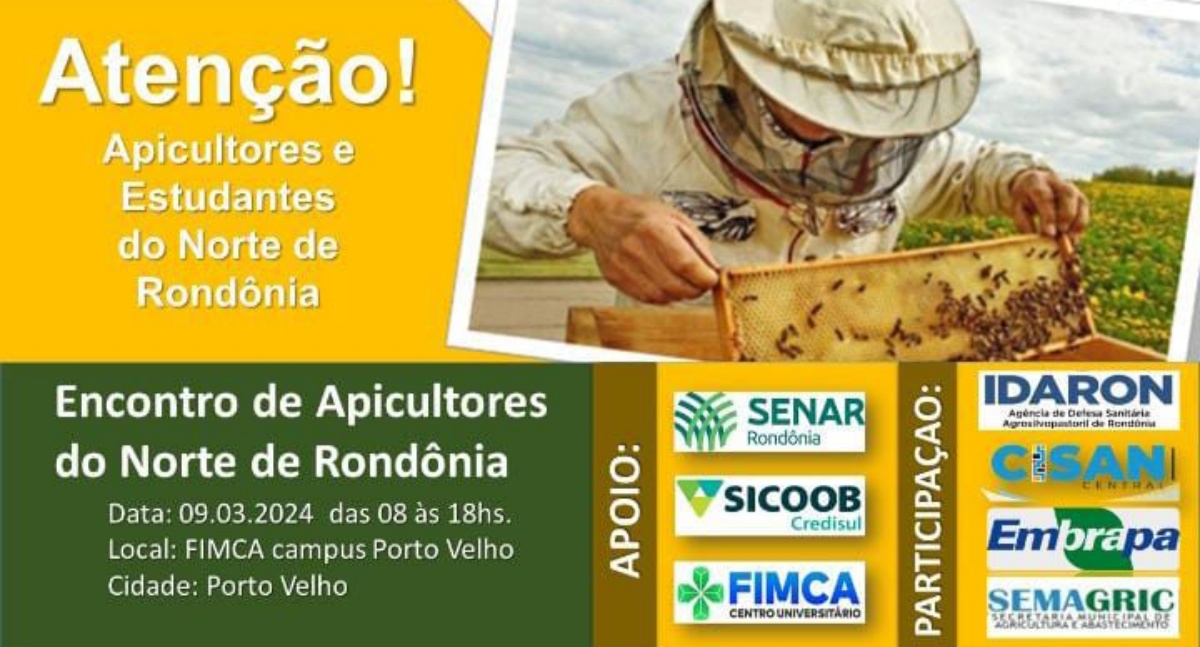 Prefeitura de Porto Velho e Senar realizam o 1º Encontro de Apicultores do Norte de Rondônia