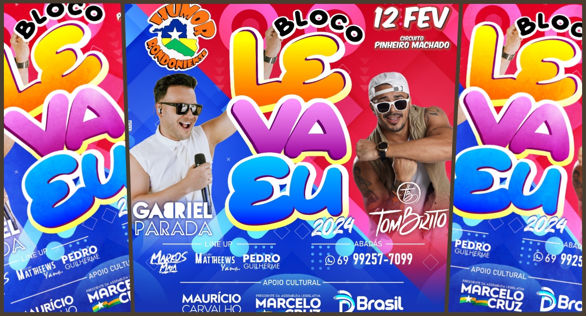 Bloco leva eu promete estourar a avenida no desfile desta segunda-feira