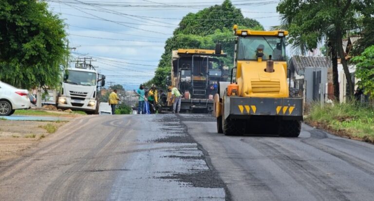 Ruas do bairro Embratel são as primeiras a receberem recapeamento em 2024