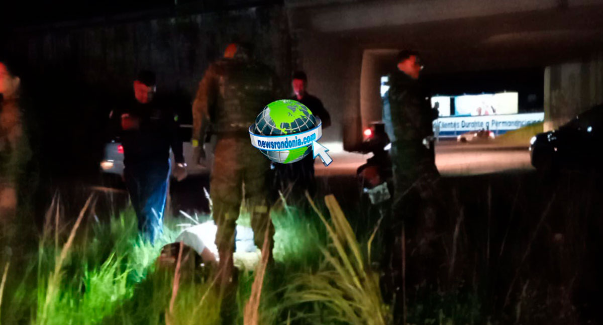 Idoso fica ferido em queda de moto na Rua da Beira
