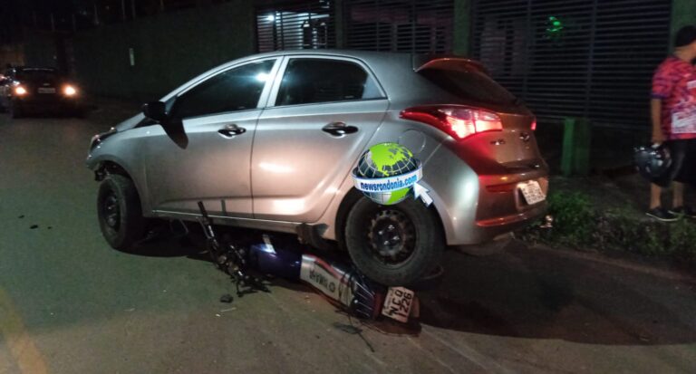 Idoso sofre fratura em grave acidente na Pinheiro Machado